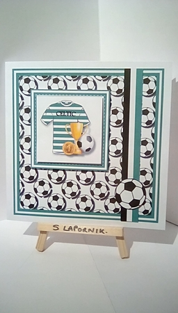 8x8 Celtic Football Club Mini Pyramage Kit - x4 A4 Sheets  by Susan Lapornik