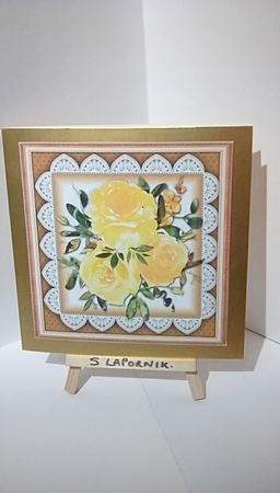 4, Gorgeous Roses and Lace Cards  by Susan Lapornik