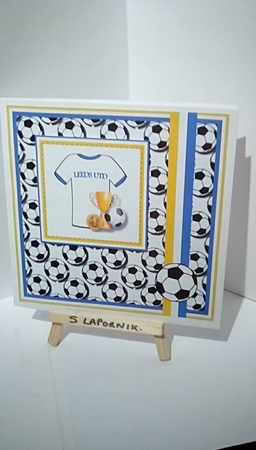 8x8 Leeds Football Club Mini Pyramage Kit - x4 A4 Sheets  by Susan Lapornik