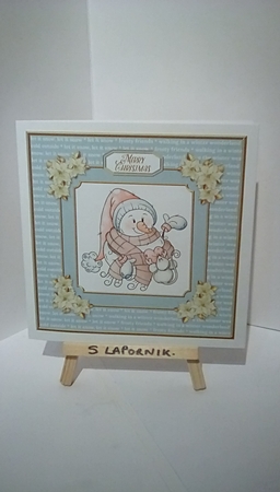 Cute Snowlady (Card One) by Susan Lapornik