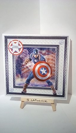 Marvel Heroes-CAPTAIN AMERICA by Susan Lapornik