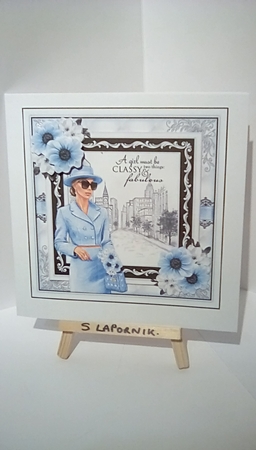Fabulous In Blue 02 Mini Page Kit  by Susan Lapornik