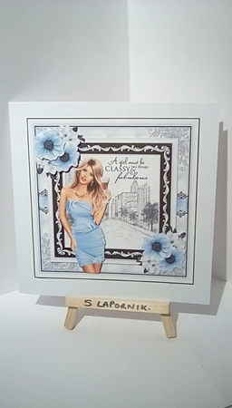 Fabulous In Blue 03 Mini Page Kit  by Susan Lapornik