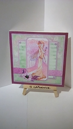 8 x 8 Card Mini Kit Russet Fairy Princess 5 Sheets by Susan Lapornik