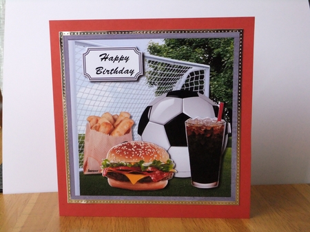 Football, net and fast food by Susan Lapornik