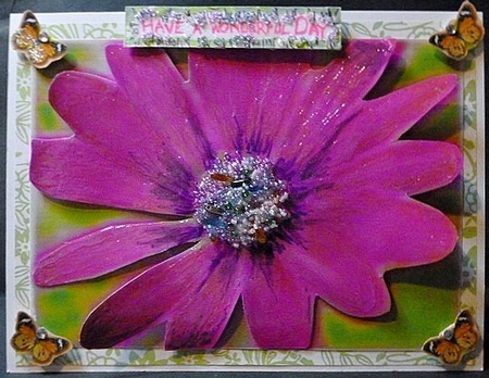 Purple Daisy 3 by Susan Powell-Barton