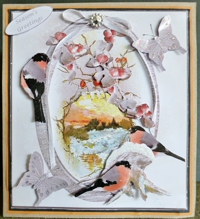 Warm Winter Day Topper & Decoupage by Susan Powell-Barton