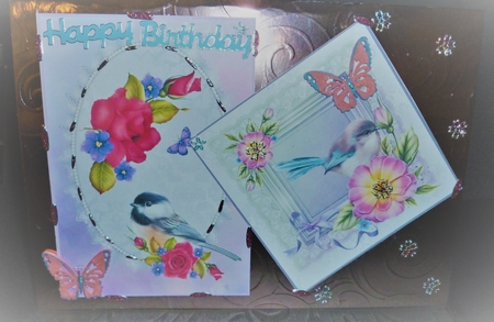 Flowers & Birds Toppers by Susan Powell-Barton