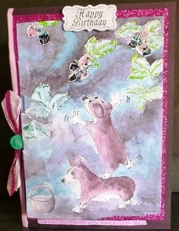 The Best Blackberries Were Always Out of Reach Wavy Corner by Susan Powell-Barton