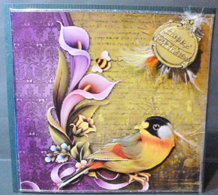 Green Finch Quick Card by Susan Powell-Barton