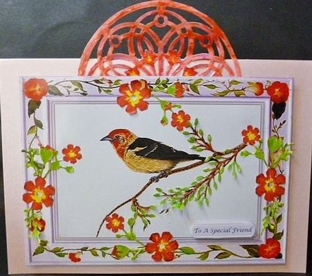 Topper Kit - Bird on Branch 2 by Susan Powell-Barton
