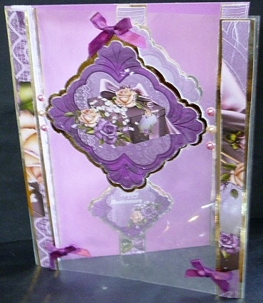Striped Rose Box by Susan Powell-Barton