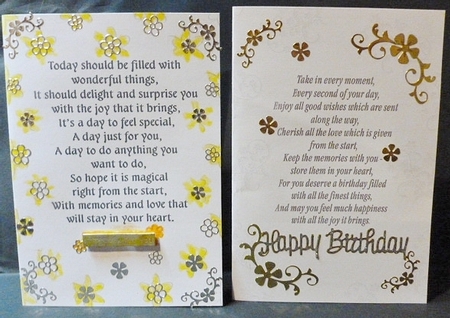 Birthday Verse Insert 2 (Ink Saving) by Susan Powell-Barton