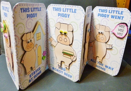 THIS LITTLE PIGGY NURSERY RHYME BIRTHDAY KIT by Susan Powell-Barton