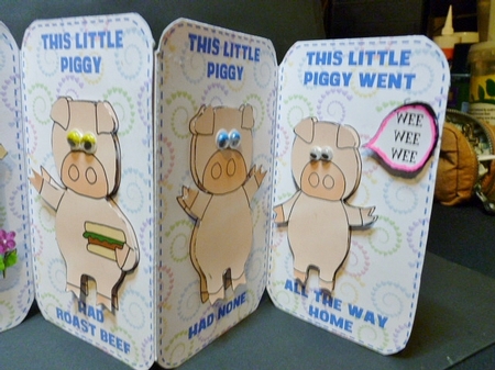 THIS LITTLE PIGGY NURSERY RHYME BIRTHDAY KIT by Susan Powell-Barton