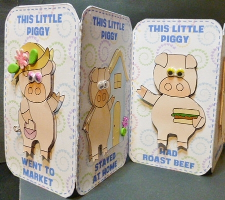 THIS LITTLE PIGGY NURSERY RHYME BIRTHDAY KIT by Susan Powell-Barton