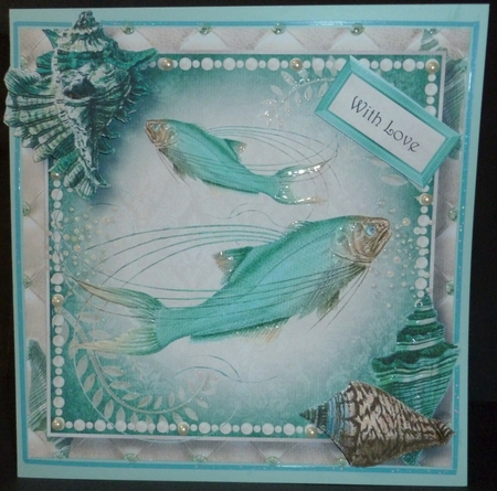 Seafoam & pearls Bumper Kit by Susan Powell-Barton