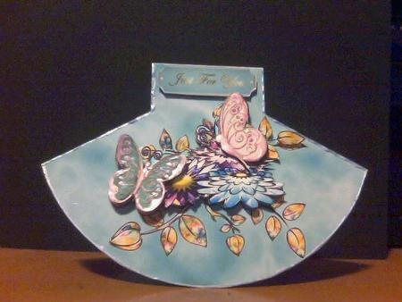 Floral Butterfly Rocker Card by Susan Powell-Barton