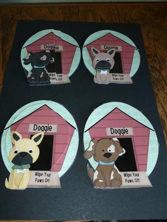 4 Mans Best Friend Toppers by Susan Powell-Barton