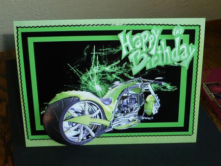 Green Chopper Decoupage by Susan Powell-Barton