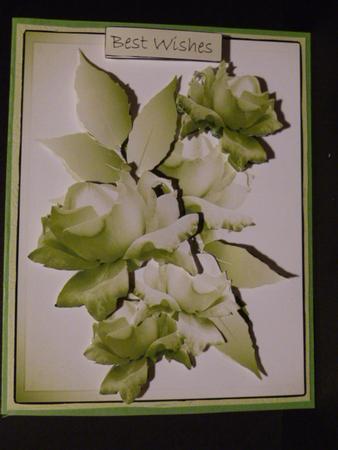 Lime Hues Rose Step by Step Makes a Stunning Card by Susan Powell-Barton