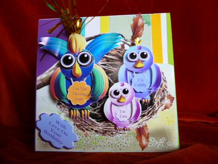 Cockoo in the Nest 6x6 Step by Step by Susan Powell-Barton