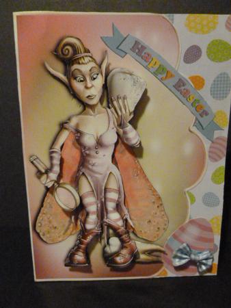 The Tooth Fairy Scallope Edge Curve Card by Susan Powell-Barton
