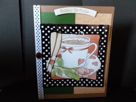 Time for Tea - Wavy Spiral Side Stacker by Susan Powell-Barton