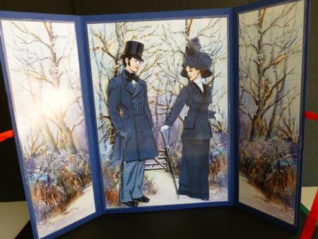 Winter Twilight Stroll by Susan Powell-Barton