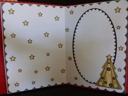 Buttons Christmas Trees Ii Insert by Susan Powell-Barton