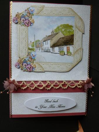 New Home Easel Original Art by Susan Powell-Barton