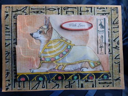 The Original Sphinx -  (wavy Corner Stacker Topper) by Susan Powell-Barton