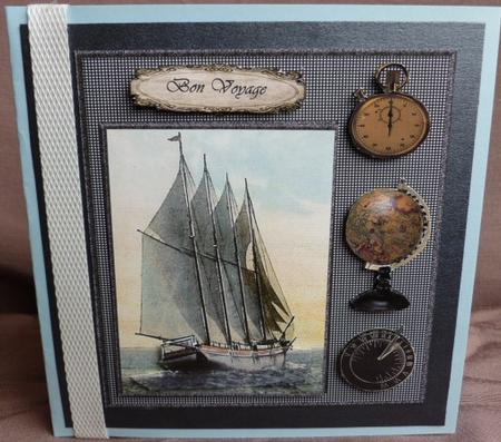 Vintage Male Card by Susan Powell-Barton