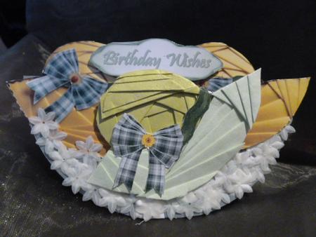 Summer Hat Iris Folding by Susan Powell-Barton