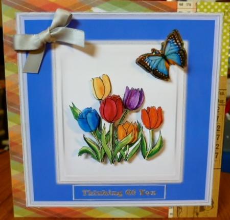 Tulips in a Frame by Susan Powell-Barton