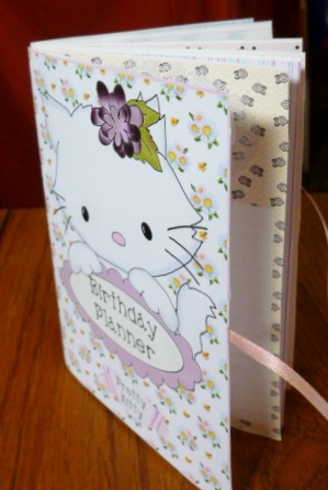 Birthday Planner Book - Pretty Kitty by Susan Powell-Barton