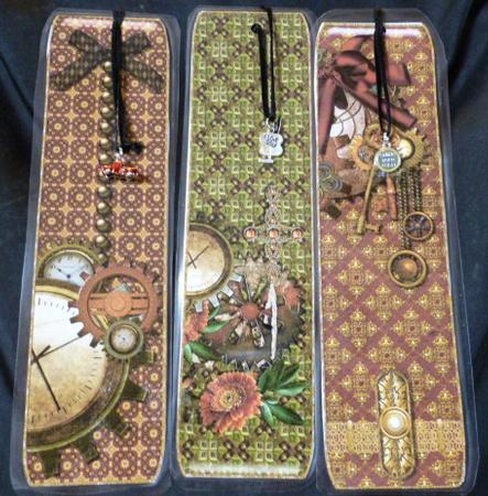 Steampunk Bookmarks by Susan Powell-Barton
