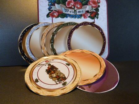 Round Glitter Framed Toppers Set 1 by Susan Powell-Barton