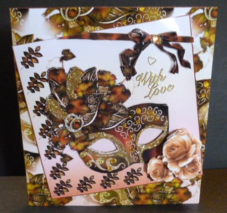 Autumn Carnival Mask by Susan Powell-Barton
