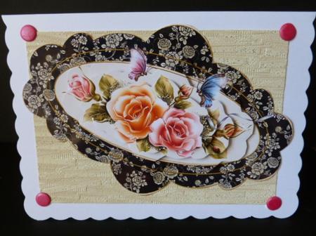 Shaped Pyramid Roses Topper by Susan Powell-Barton