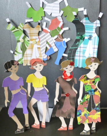 Sheet 1 Paper Doll. by Susan Powell-Barton