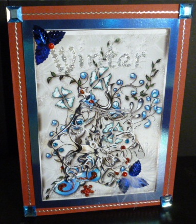 Winter Snowflake 5x7 Step by Step by Susan Powell-Barton