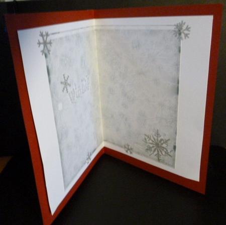Winter Snowflake 10x7 Insert by Susan Powell-Barton