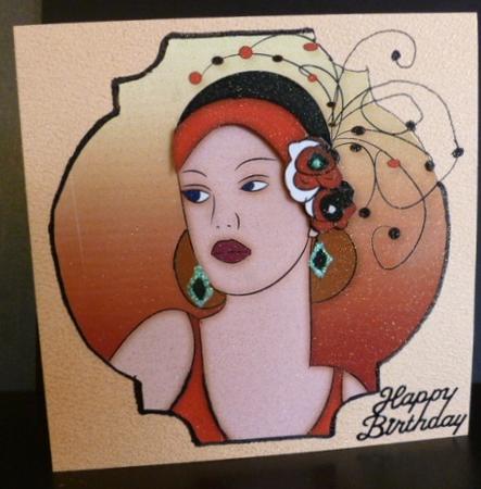 Amber Deco A4 by Susan Powell-Barton