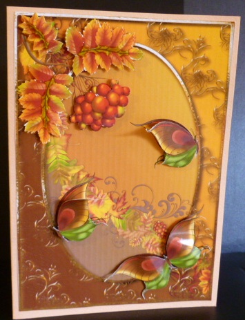 Autumn Leaves, Berries & Butterflies by Susan Powell-Barton