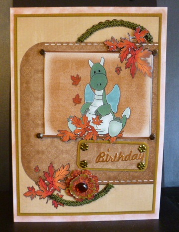 Jiggys Autumn Leaves Card Kit by Susan Powell-Barton