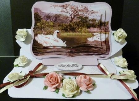 Swan Family Easel by Susan Powell-Barton