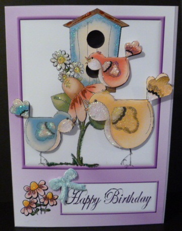 Birdies Quick Card by Susan Powell-Barton