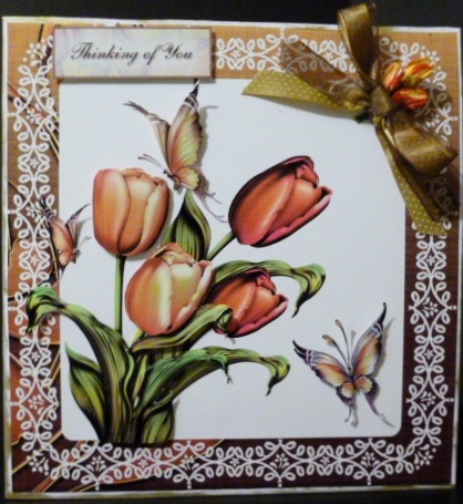 A Bunch of Tulips Quick Card by Susan Powell-Barton