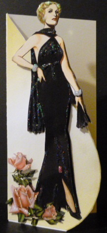 Evening in Paris-tear Drop Card by Susan Powell-Barton